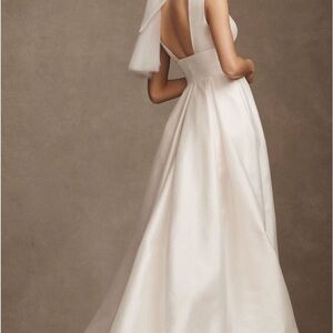 Anthropologie Elegant Cream Wedding Gown